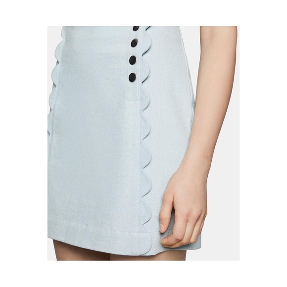 BCBGeneration denim scalloped two piece NWT - Picture 5 of 7